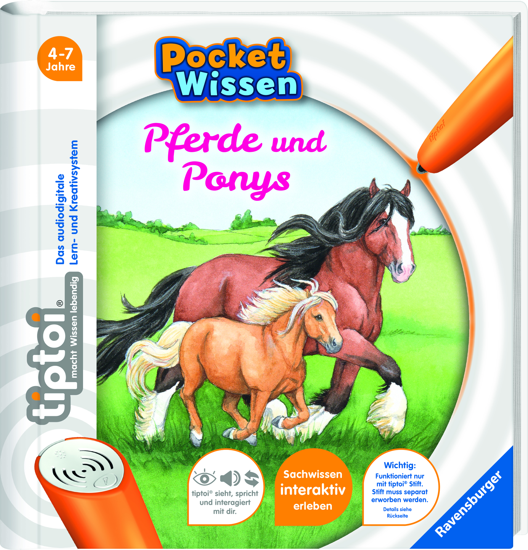 Pferde & Ponys === Ravensburger Spiel === Quartett Karten Spiel NEU 