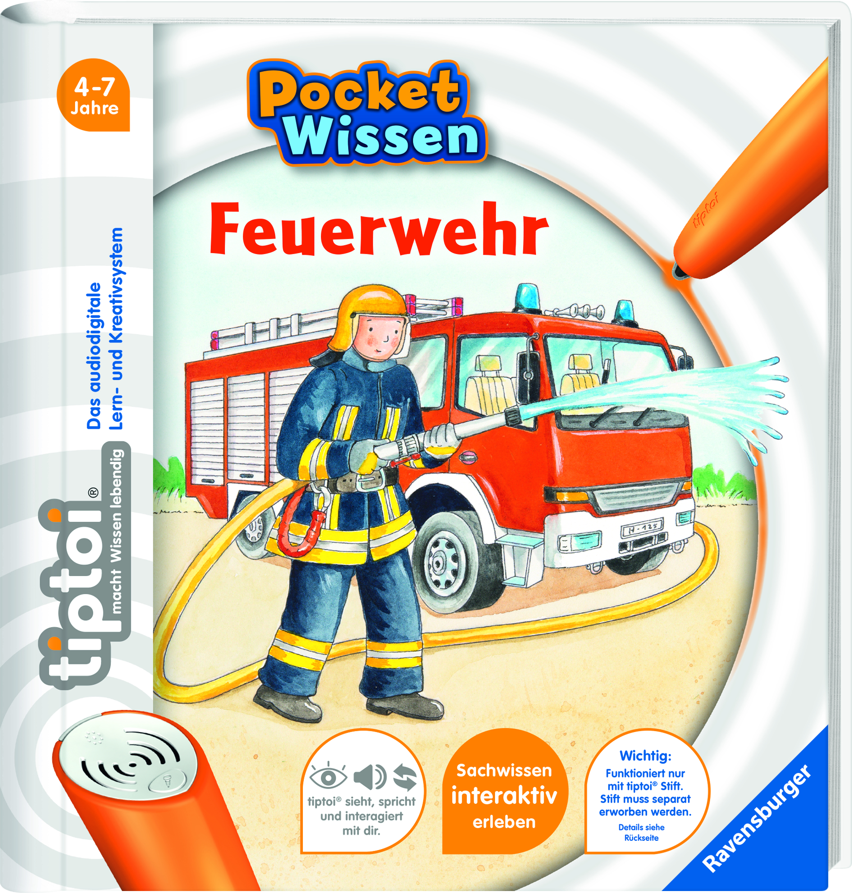 Wieso Weshalb Warum WWW Buch Feuerwehr Band 6 Ravensburger tiptoi Buch 